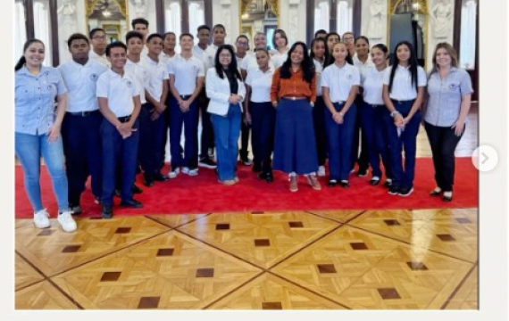 Visita al Palacio Nacional de la República Dominicana